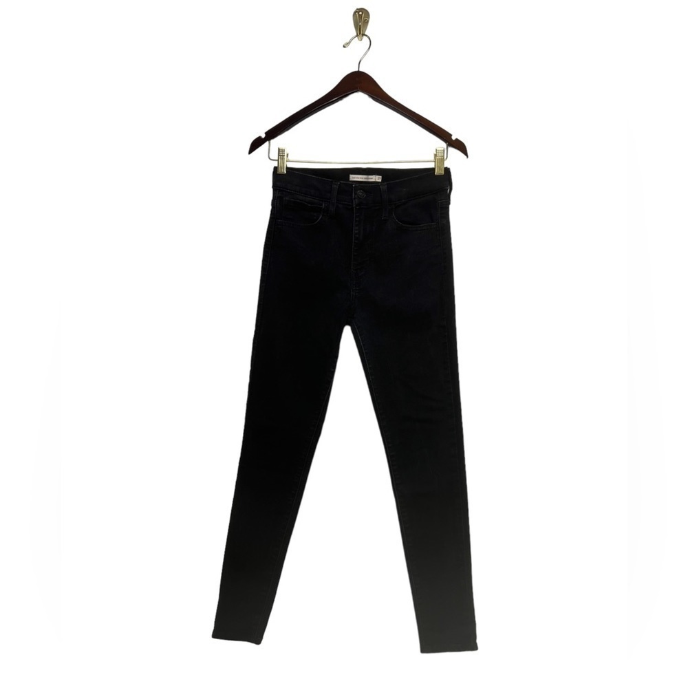 LEVI’S 720 High Rise Super Skinny Jeans Black Squared 27 - Picture 4 of 11